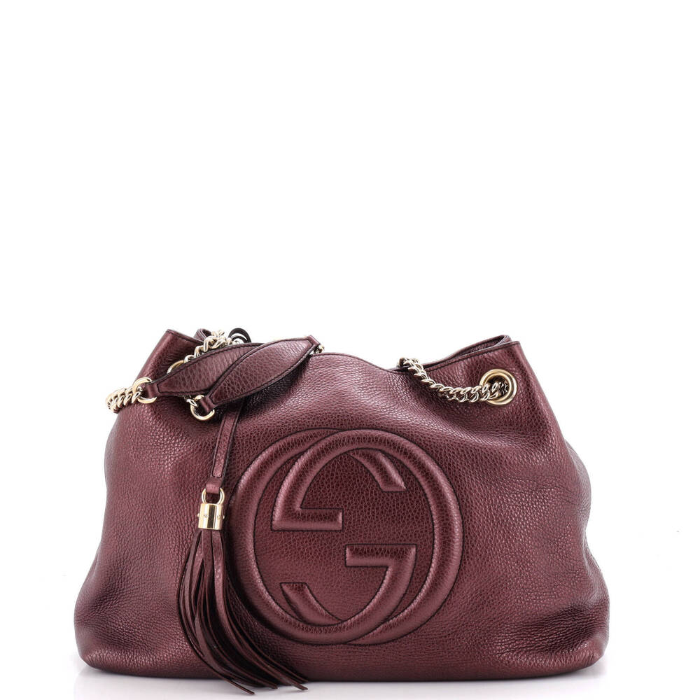 Gucci Medium Soho Chain Strap Shoulder Bag Leather